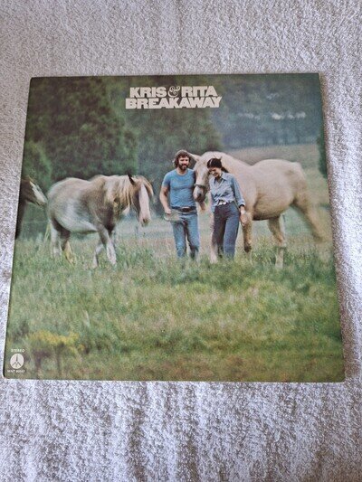 Kris Kristofferson & Rita Coolidge - Breakaway Vinyl LP 1ST PRESS TESTED EX