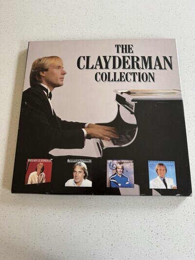 The Clayderman Collection 4 LPs Box Set Vinyl Records - Richard Clayderman