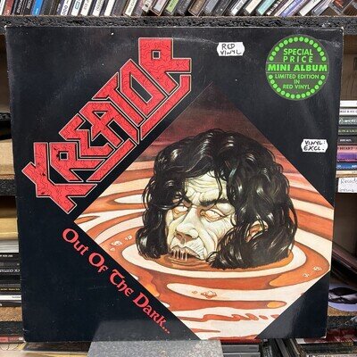 KREATOR - Out of the Dark (1988) RED VINYL LP - Original - Noise International