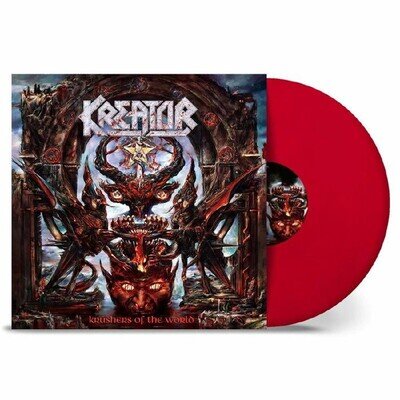 KREATOR - Krushers Of The World - red vinyl LP + booklet in embossed sleeve