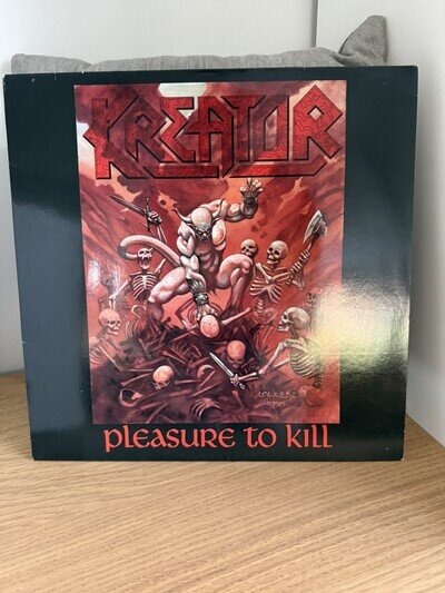 Kreator Pleasure To Kill LP First German Press Noise 1986 Vinyl VG+