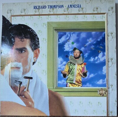 Richard Thompson Amnesia 12" Vinyl Lp Record Vg+/Vg+
