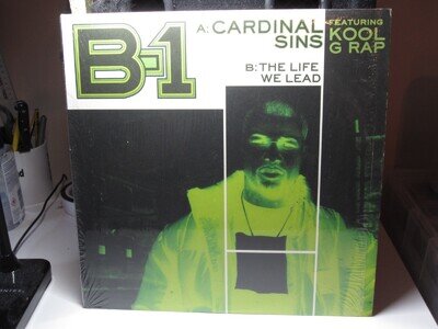 B-1 Featuring Kool G Rap – Cardinal Sins 12" Vinyl NM