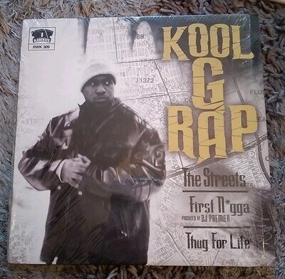 Kool G Rap The Streets 12" Vinyl 2001 Rawkus