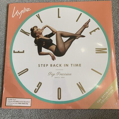 Step Back in Time Definitive Coll Kylie Minogue Record New Sealed Sleeve Wear