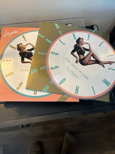 Kylie Minogue Step Back In Time: The Definitive Super Rare Picture Disc Vinyl