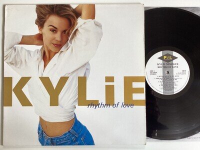 Kylie Minogue, rhythm of Love VINYL LP 1990 U.K orig 1st press excellent copy (3