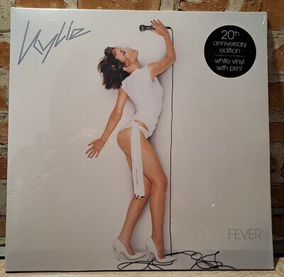 Kylie Minogue Fever White Vinyl 20th Anniversary Limited Edition Lp & Print NEW