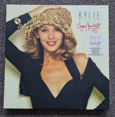 KYLIE MINOGUE * ENJOY YOURSELF * COLLECTORS EDITION LP/2CD/DVD BOX SET * SEALED!