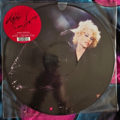 7 KYLIE MINOGUE PICTURE DISC VINYL NEVER PLAYED PLEASE READ RARE IN MY ARMS SLOW