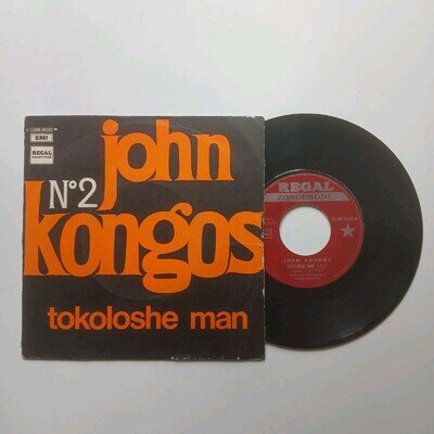 John Kongos Tokoloshe Man 7" Single Vinyl Record French 1971 Picture Sleeve