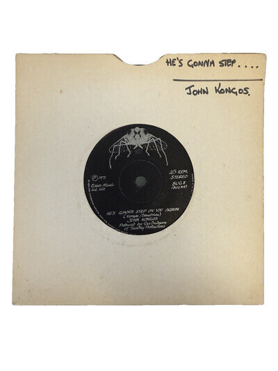 John Kongos He's Gonna Step on You Again 7" Vinyl 1971 Fly Records BUG 8 UK 45