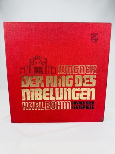 Richard Wagner Der Rings Des Nibelungen Bohm Philips 16 LP Vinyl Set VG+