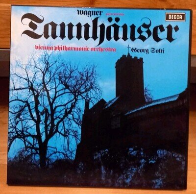 Wagner - Tannhäuser Paris Version (UK 4xLP vinyl box set) 1971 classical