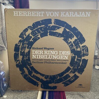 Herbert Von Karajan Wagner Der Ring Des Nibelungen - Vinyl LP Box Set