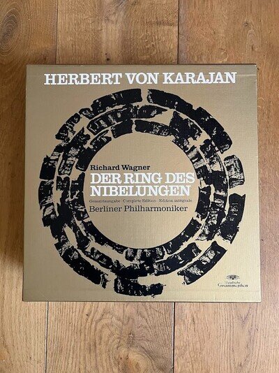 Herbert Von Karajan Wagner Der Ring Des Nibelungen - Vinyl LP Box Set