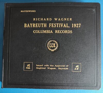Richard Wagner Bayreuth Festival 1927 - 11 x Shellac Boxset Columbia L2007...