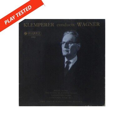 Klemperer Conducts Wagner Overtures Philharmonia Columbia SAX 2347 12 Inch LP
