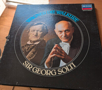 Wagner Valkryie/Die Walkure 4x Sir Gorg Solti 4 x Vinyl LP Set