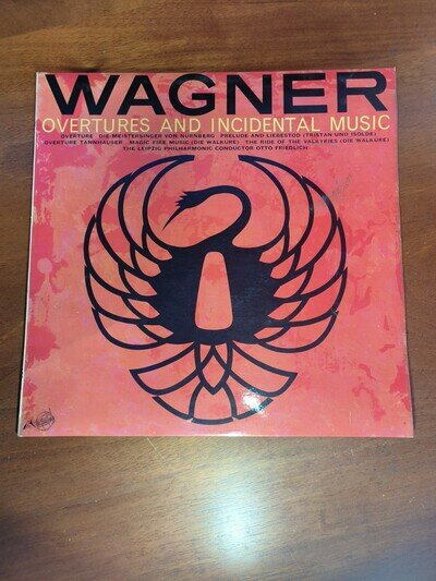 WAGNER Overtures and Incidental Music LP ARC RECORDS UK FDY-2074 EX FREE P&P