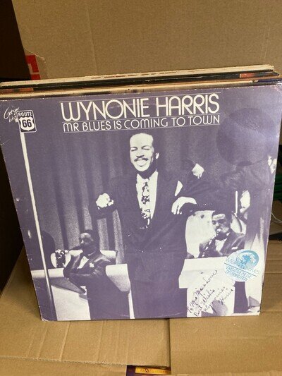 WYNONIE HARRIS MR BLUES IS COMING TO TOWN, VINYL LP, KIX3, VG+