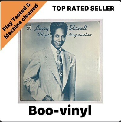 Larry Darnell I'll Get Along Somehow 12" Vinyl LP Route 66 KIX-19 Mono 1982 VG+