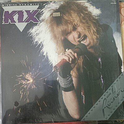Kix – Midnite Dynamite LP 1985 Atlantic WEA LWA 6436 Hard Rock Vinyl