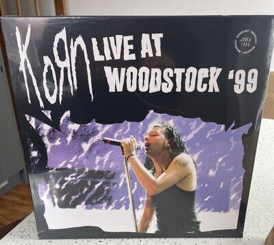 KORN, Live At Woodstock 1999, Vinyl LP