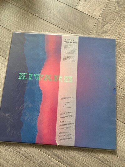 Rare KITARO - TEN YEARS - Vinyl LP - Geffen Records - 1988 - EX EX
