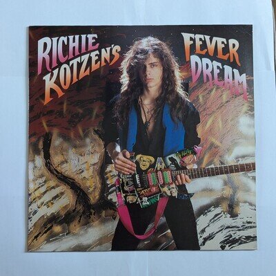 RICHIE KOTZEN's FEVER DREAM 1990 ROADRUNNER RECORD LP ALBUM VG+