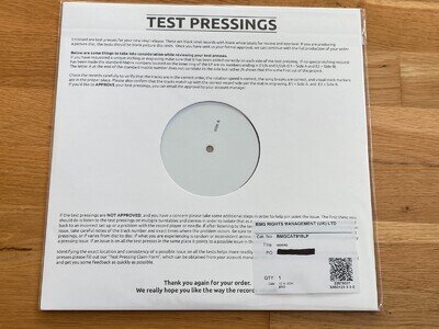 Richie Kotzen VINYL LP TEST PRESSING PROMO Nomad MR. BIG POISON