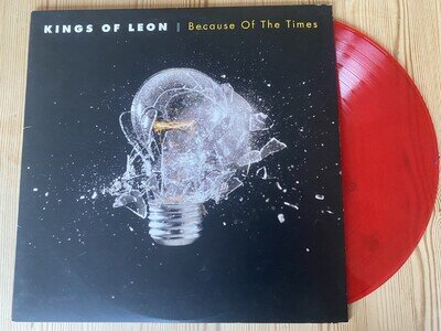 Kings of Leon Because of the Times - red Vinyl VG+