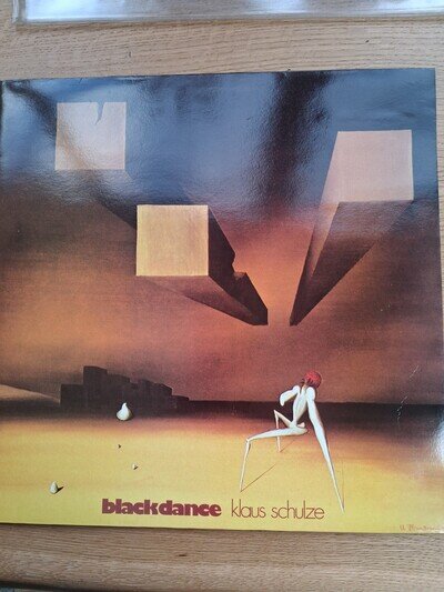 Klaus Schulze ‎– Blackdance - vinyl LP reissue 1984 OVED 23 - VG+