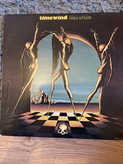 Klaus Schulze Timewind Vinyl LP GEMA 0001 075 Gatefold Germany