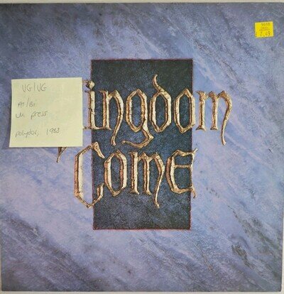 Kingdom Come Vinyl Record VG/VG KCLP 1 1988