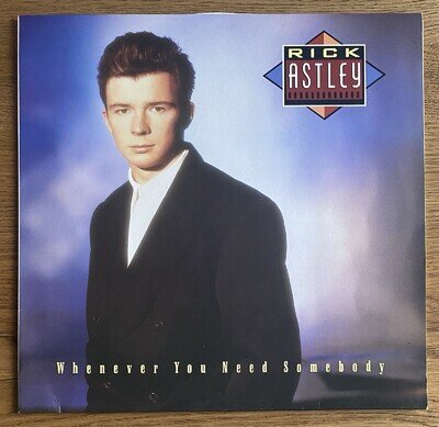 Rick Astley Whenever You Need Somebody Vinyl LP