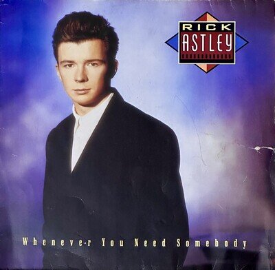 Rick Astley - Whenever You Need Somebody (LP Vinyl Record BMG 1987)