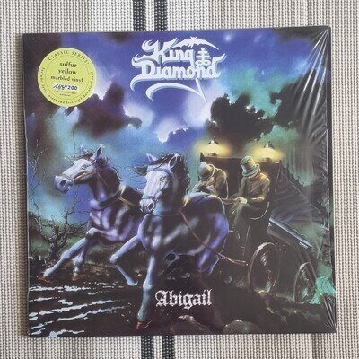 King Diamond - Abigail LP Sulfur yellow vinyl limited to 200 In Shrink