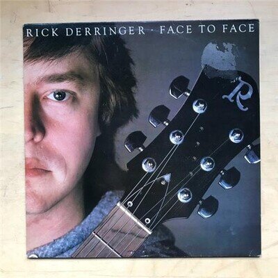 RICK DERRINGER FACE TO FACE LP 1980 - Nice clean copy ,some laminate lift where