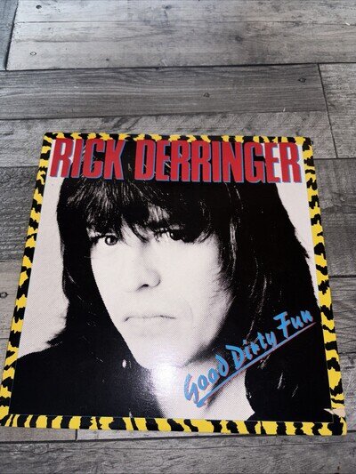 Rick Derringer - Good Dirty Fun - 12” Vinyl Record LP - 1983 Passport US 1st VGC