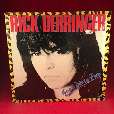 RICK DERRINGER Good Dirty Fun 1983 USA vinyl LP original Party At The Hotel