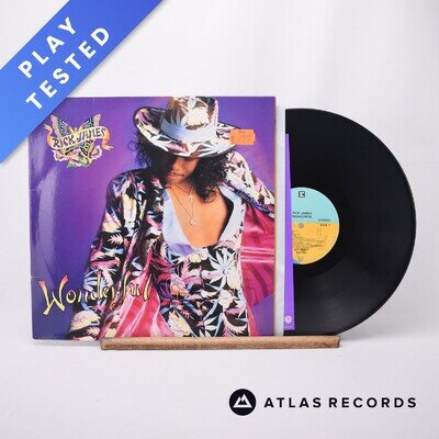 Rick James Wonderful LP Album Vinyl Record 925 659-1 Reprise Records - EX/EX
