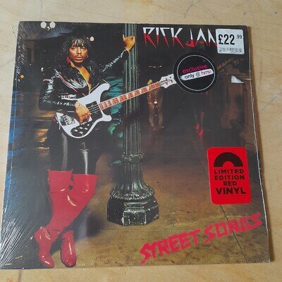 RICK JAMES - STREET SONGS LP RED VINYL 2019 RECORD EUROPE. NEW - SEALED read