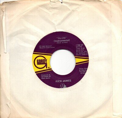 Rick James:Glow Vocal & Instrumental:US Gordy:1985