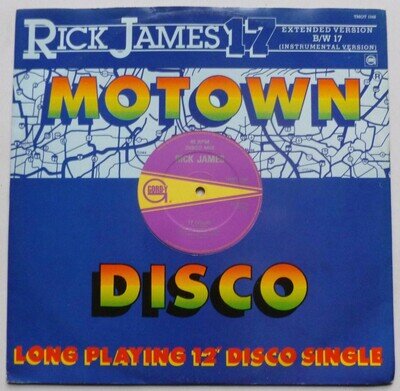 Rick James 17 12" Gordy TMGT1348 EX/EX 1984 12 inch