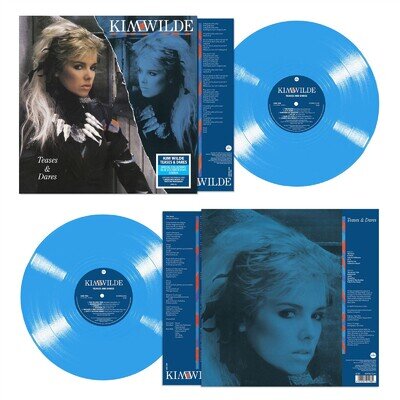 Kim Wilde - Teases & Dares (Demon Records) Blue Vinyl 12" Album - Pre-sale