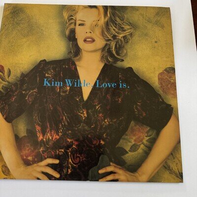 KIM WILDE – LOVE IS (MCA MCF 3264, UK, 1992) /w Lyric Sleeve