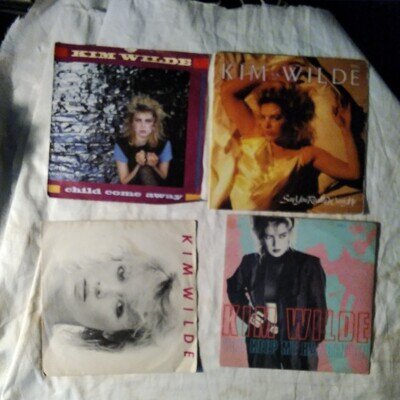 KIM WILDE 4 X 7 INCH VINYL SINGLES RAK/MCA 1980s PICTURE SLEEVES ALL LISTED