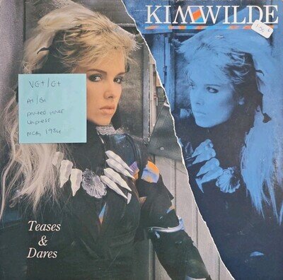 Kim Wilde Teases & Dares Vinyl Record VG+/G+ WILDE1 1984