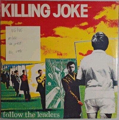 Killing Joke Follow The Leader Vinyl Record VG/VG EGMDX 1981